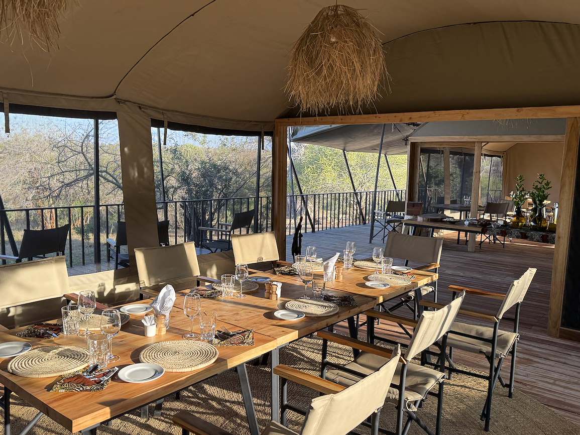 Whisper camp dining room